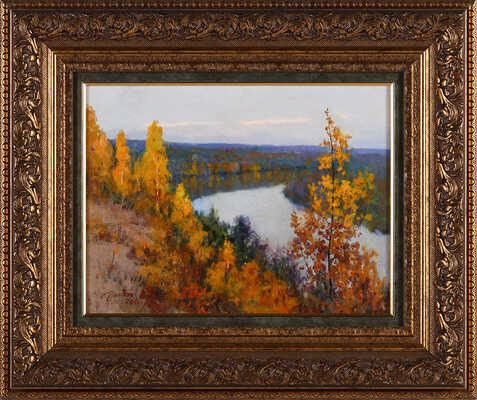 Гололобов Евгений Владимирович. Осень на реке 